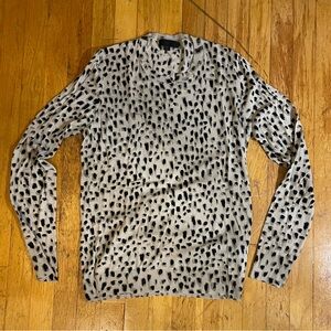 Burberry Prorsum animal print thin sweater